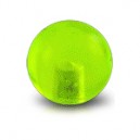 Nur Piercing Kugel Acryl Grüne Transparent UV