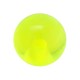 Boule de Piercing Acrylique Verte Transparente UV Seule