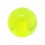 Transparent Acrylic UV Green Barbell Only Ball