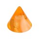 Orange Marbled Acrylic Piercing Only Spike