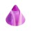 Pique Piercing Acrylique Marbré Violet