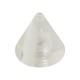 White Marbled Acrylic Piercing Only Spike