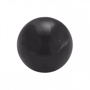 Einzelne Piercing-Kugel Acryl Schwarz UV
