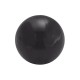 Einzelne Piercing-Kugel Acryl Schwarz UV