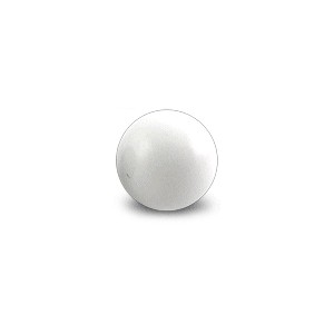 Boule de Piercing Acrylique Blanche UV Seule