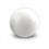 Acrylic UV White Barbell Ball
