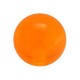 Bola de Piercing Acrílico Naranja Transparentee UV Sólo