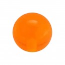 Transparent Acrylic UV Orange Barbell Only Ball