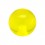 Einzelne Piercing-Kugel Acryl Gelb Transparent UV