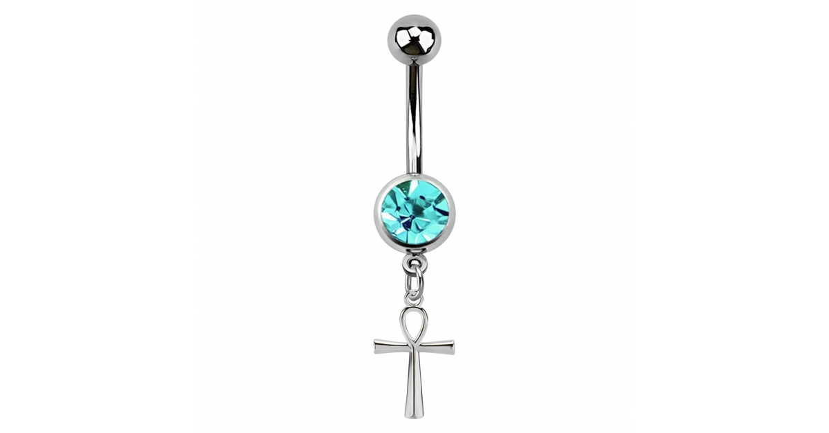 Ankh belly deals button ring