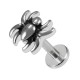 Knorpel-Piercing Stahl 316L Kleine Spinne Geformt Metallisiert