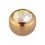 Einzelne Piercing-Kugel Golden Rosa mit Mehrfarbig Strassstein