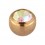 Rose Gold Only Piercing Loose Ball with Rainbow Strass