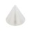 Pique Piercing Seul Acrylique Bicolore Blanc / Transparent