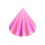 Pink/Purple Beach Ball Acrylic Piercing Loose Spike