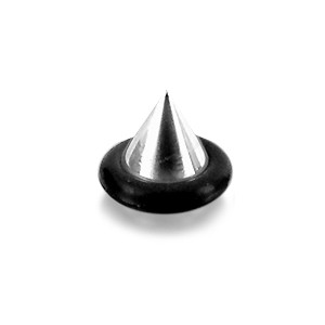 Einzelne Piercing-Spitze Chirurgenstahl mit O-Ring