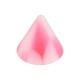 Pink/White Checkered Acrylic Piercing Loose Spike