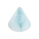 Light Blue/White Checkered Acrylic Piercing Loose Spike