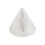 Transparent/White Checkered Acrylic Piercing Loose Spike