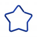 Estrella Piercing Hélix Cartílago Acero 316L Anodizado Azul