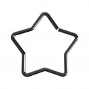 Stern Knorpel- / Helix-Piercing Stahl 316L Eloxiert Schwarz