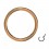 Piercing Lippe / Nase Clicker Ring Stahl 316L Golden Rosa Eloxiert Scharnier
