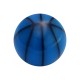 Boule Acrylique Basket Ball Noir / Bleu