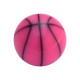 Boule Acrylique Basket Ball Noir / Rose