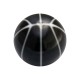 Boule Acrylique Basket Ball Blanc / Noir