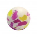 Purple/Yellow Fragments Acrylic UV Piercing Only Ball