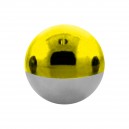 Yellow Dual Anodizing Anodized 316L Steel Piercing Ball