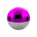 Pink Dual Anodizing Anodized 316L Steel Piercing Ball