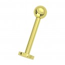 Innengewinde-Piercing Stud Eloxiert Golden Kugel