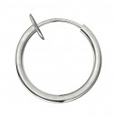 Fake-Piercing Ring Federung Stahl 316L Metallisiert