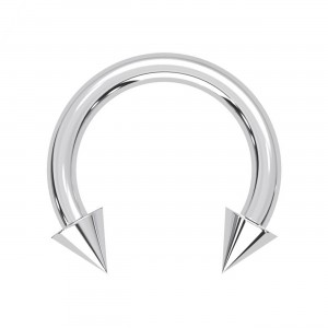 Innengewinde-Piercing Hufeisen Chirurgenstahl 316L Spitzen