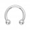 Piercing Innengewinde Hufeisen Chirurgenstahl 316L Kugeln