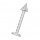 Innengewinde-Piercing Stud Chirurgenstahl 316L Spitze