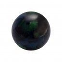 Boule de Piercing Acrylique Marbrures Sombres Vertes / Bleues
