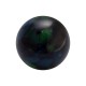 Green/Blue Dark Marbling Acrylic UV Body Piercing Only Ball
