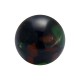 Green/Red Dark Marbling Acrylic UV Body Piercing Only Ball