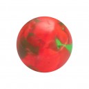 Pink/Green Light Marbling Acrylic UV Body Piercing Only Ball