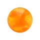 Boule Acrylique Marbrures Claires Jaunes / Oranges