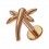 Knorpel-Piercing Stahl 316L Libelle Geformt Gold Rosa