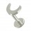 Knorpel-Piercing Stahl 316L Halbmond Geformt Metallisiert