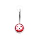 Nombril Acrylique Transparent The Punisher