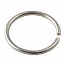Nasenpiercing Micro-Ring Sehr Dünn 20 G Stahl 316L Metallisiert