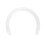 White Teflon PTFE Horseshoe Piercing Bar