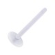 Piercing-Stab Stecker PTFE Teflon Transparent
