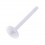 Piercing-Stab Stecker PTFE Teflon Transparent