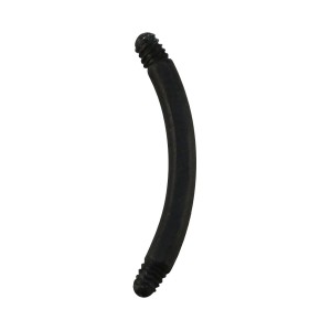 Black Teflon PTFE Banana Piercing Bar